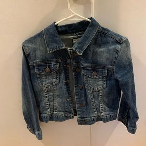 Blue Jean Cropped Jacket